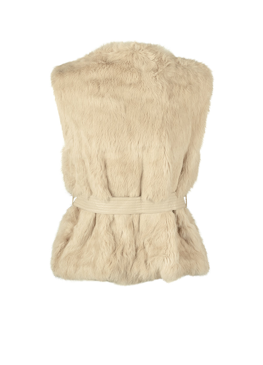 Lois Rabbit Fur Vest