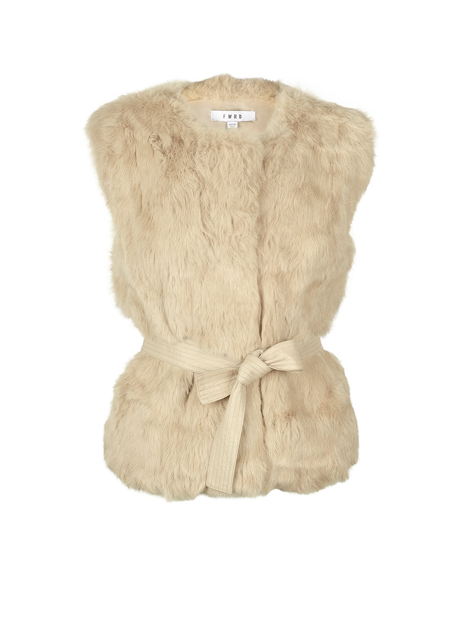 Lois Rabbit Fur Vest