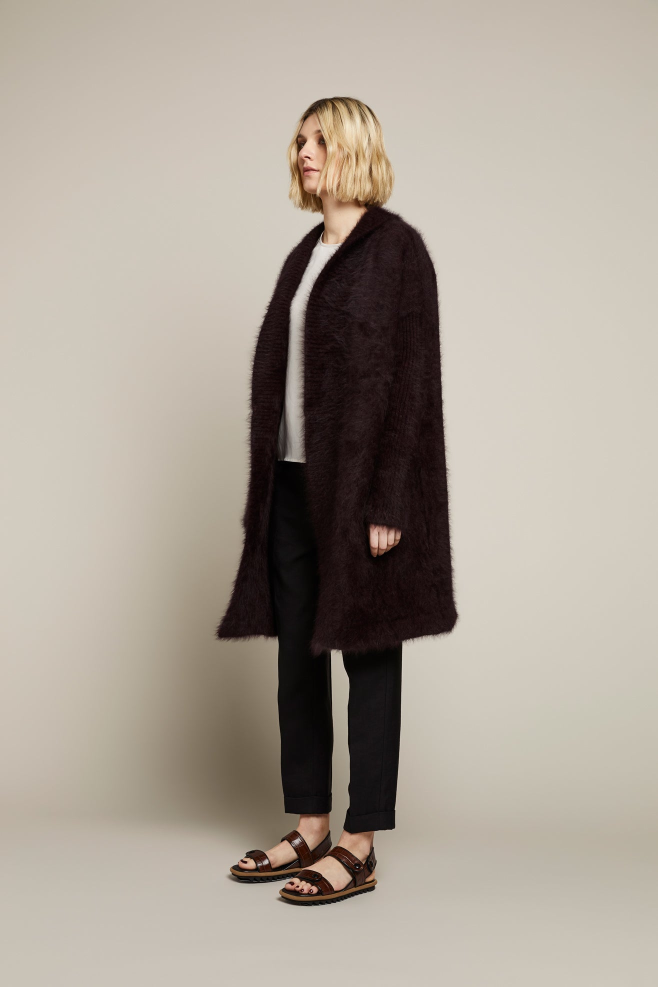 ELLE ANGORA CARDIGAN