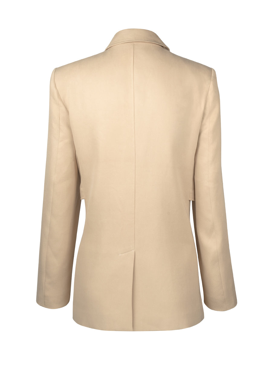Opal Tiered Blazer - Sandlewood